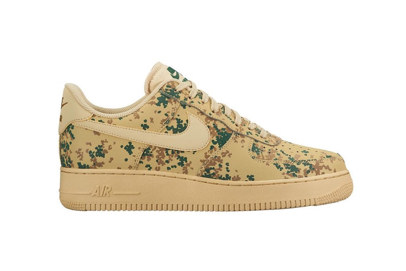 Nike Air Force 1 Low Trio Camo Print Release Date Info Drops Olive Wheat Green Orange Black White