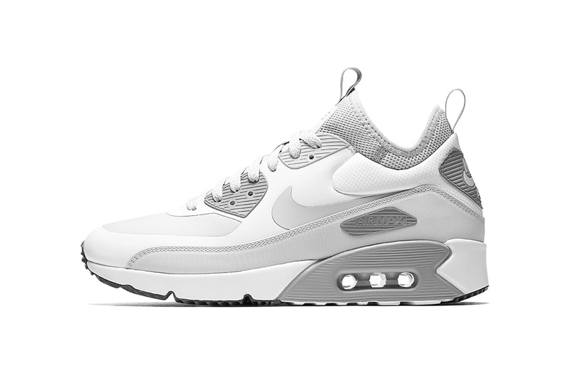 Nike Air Max 90 Ultra Mid Winter 2017 Fall Release Date Info Sneakers Shoes Footwear Black White Sequoia Olive Green