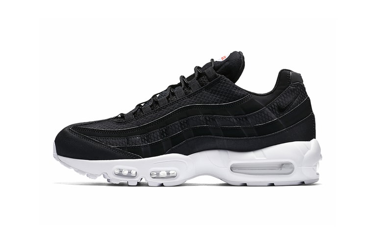 Nike Air Max 95 Premium SE in Black/White/Team Orange