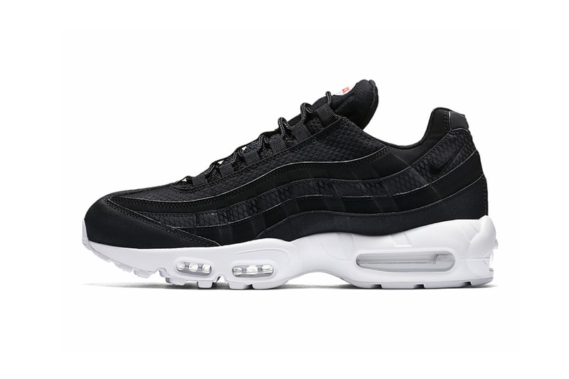 Nike Air Max 95 Premium SE Black White Team Orange 2017 Fall Release Date Info Sneakers Shoes Footwear