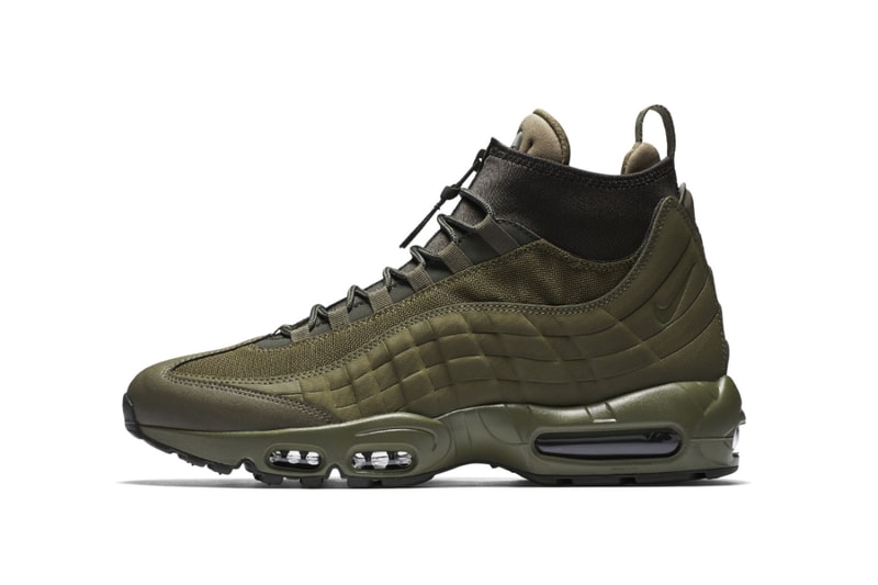 Nike Air Max 95 Sneakerboot Olive Green 2017 Fall Release Date Info Sneakers Shoes Footwear