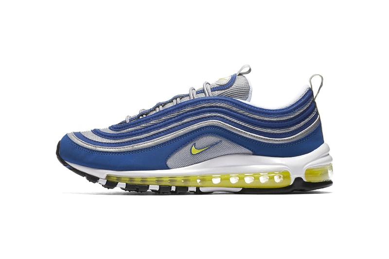 Nike Air Max 97 Atlantic Blue Voltage Yellow 2017 September 21 Release Date Info Sneakers Shoes Footwear