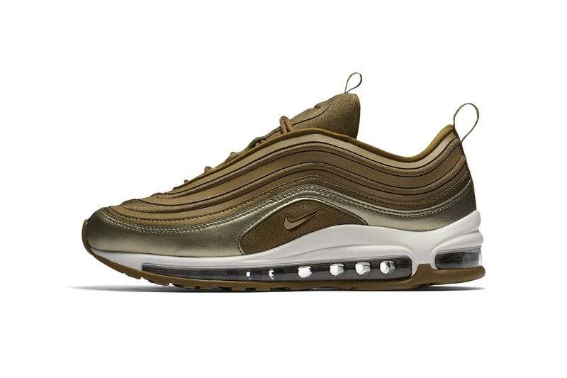 Nike Air Max 97 Ultra Metallic Gold Burgundy 2017 Fall Release Date Info Sneakers Shoes Footwear