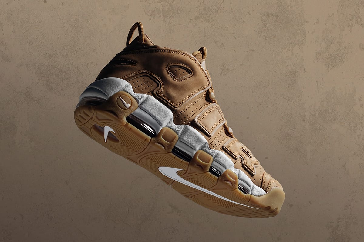 nike more uptempo flax
