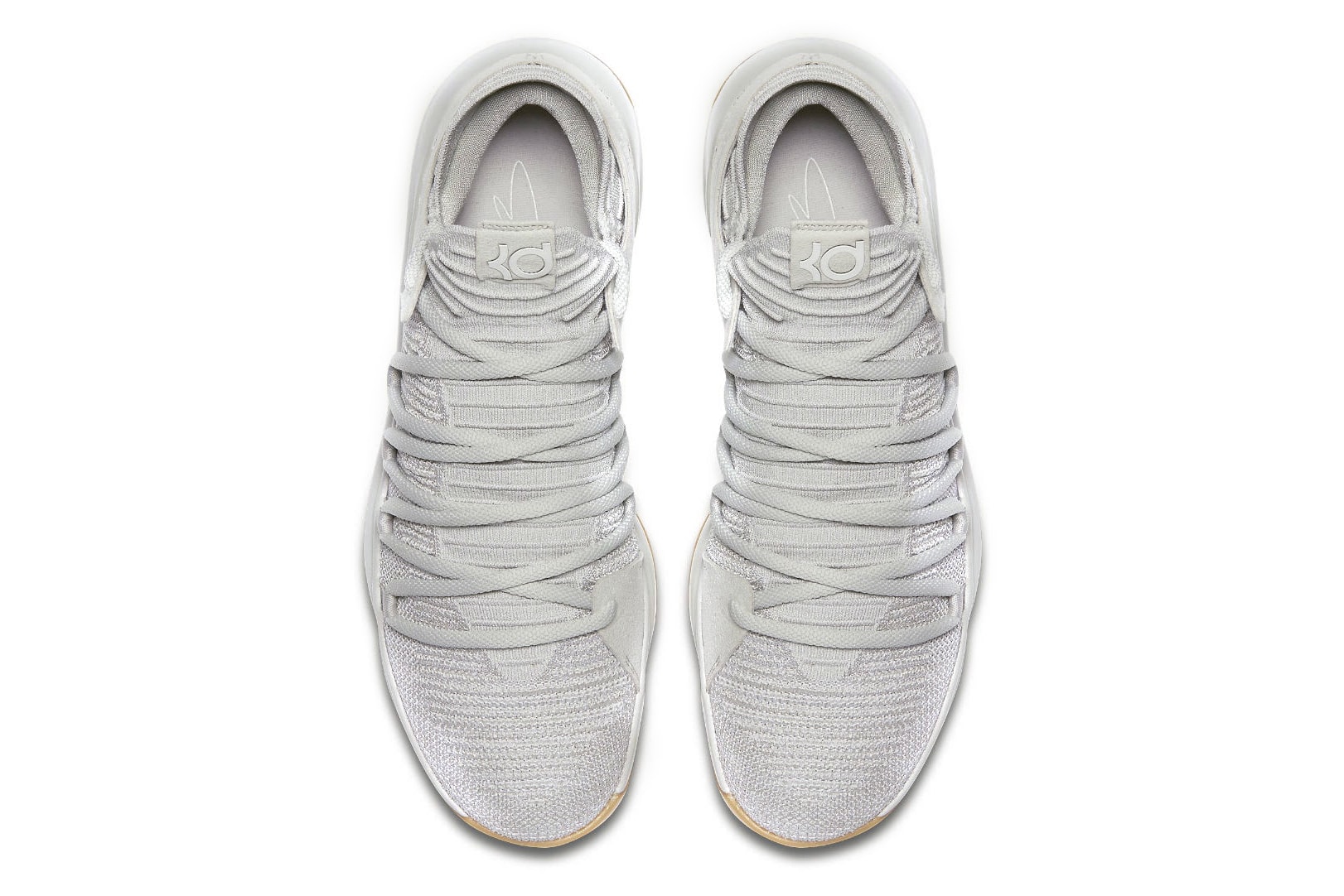 Nike KD Kevin Durant 10 Light Grey Bone Gum Sole