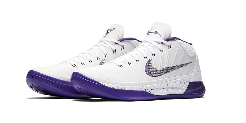 kobe purple and white