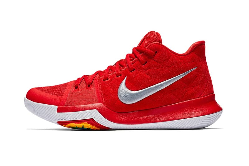 Nike Unveils a Bold "University Red" Rendition of the Kyrie 3