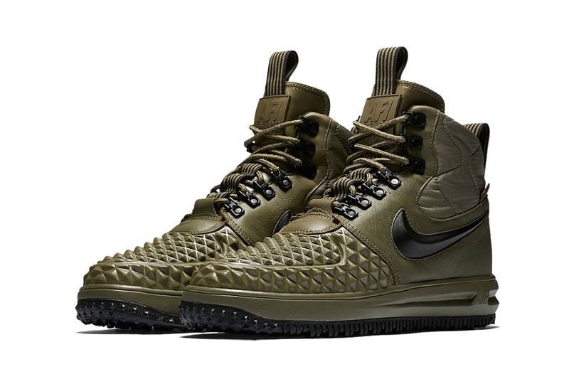 Nike Lunar Force 1 Duckboot black olive footwear 2017 winter fall boot sneaker sneakerboot