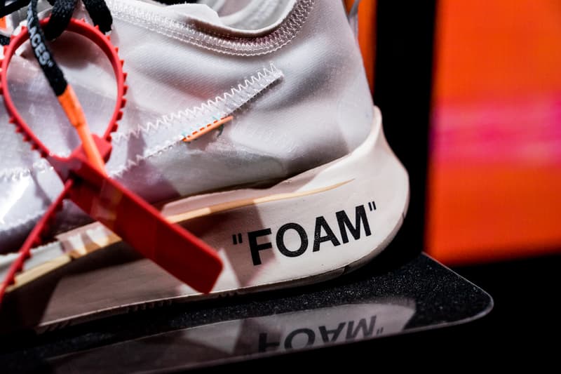 Nike OFF CAMPUS Day 1 Virgil Abloh The Ten Air Jordan 1 Air Max 90 Air Force 1 Air Vapormax Air Presto Blazer React Hyperdunk 2017 Zoom Vaporfly Chuck Taylor Air Max 97