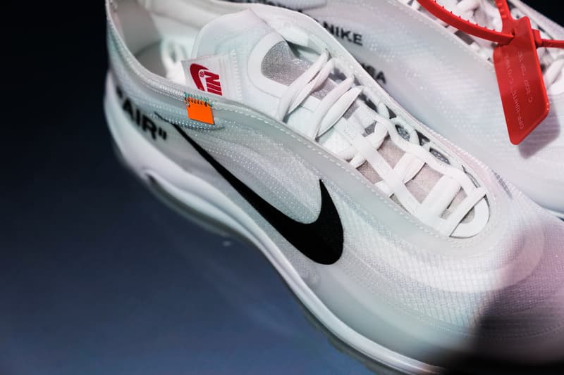 Nike OFF CAMPUS Day 1 Virgil Abloh The Ten Air Jordan 1 Air Max 90 Air Force 1 Air Vapormax Air Presto Blazer React Hyperdunk 2017 Zoom Vaporfly Chuck Taylor Air Max 97