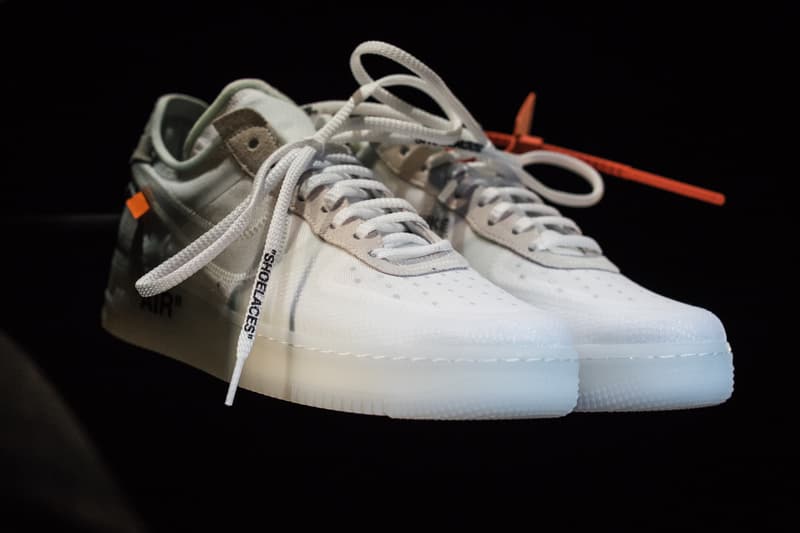 Nike OFF CAMPUS Day 1 Virgil Abloh The Ten Air Jordan 1 Air Max 90 Air Force 1 Air Vapormax Air Presto Blazer React Hyperdunk 2017 Zoom Vaporfly Chuck Taylor Air Max 97