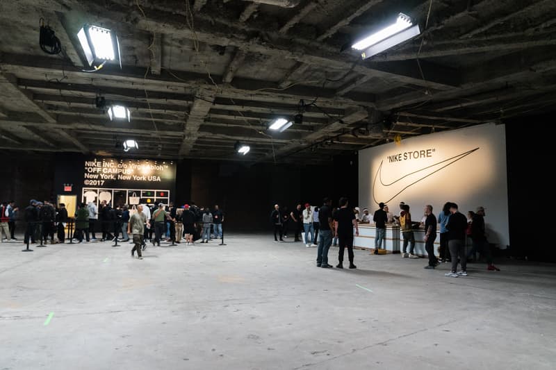 Nike OFF CAMPUS Day 1 Virgil Abloh The Ten Air Jordan 1 Air Max 90 Air Force 1 Air Vapormax Air Presto Blazer React Hyperdunk 2017 Zoom Vaporfly Chuck Taylor Air Max 97