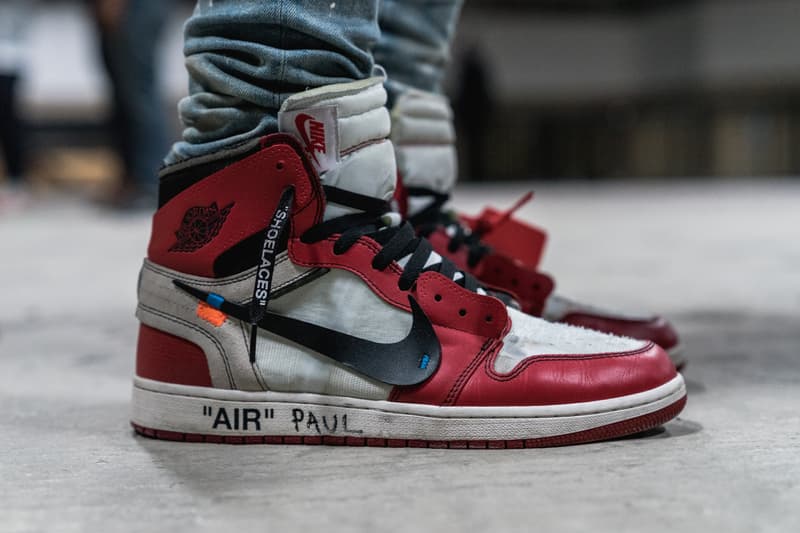Nike OFF CAMPUS Day 1 Virgil Abloh The Ten Air Jordan 1 Air Max 90 Air Force 1 Air Vapormax Air Presto Blazer React Hyperdunk 2017 Zoom Vaporfly Chuck Taylor Air Max 97