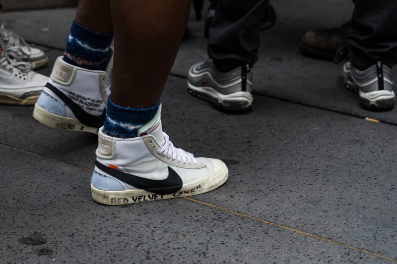 Nike OFF CAMPUS Day 1 Virgil Abloh The Ten Air Jordan 1 Air Max 90 Air Force 1 Air Vapormax Air Presto Blazer React Hyperdunk 2017 Zoom Vaporfly Chuck Taylor Air Max 97