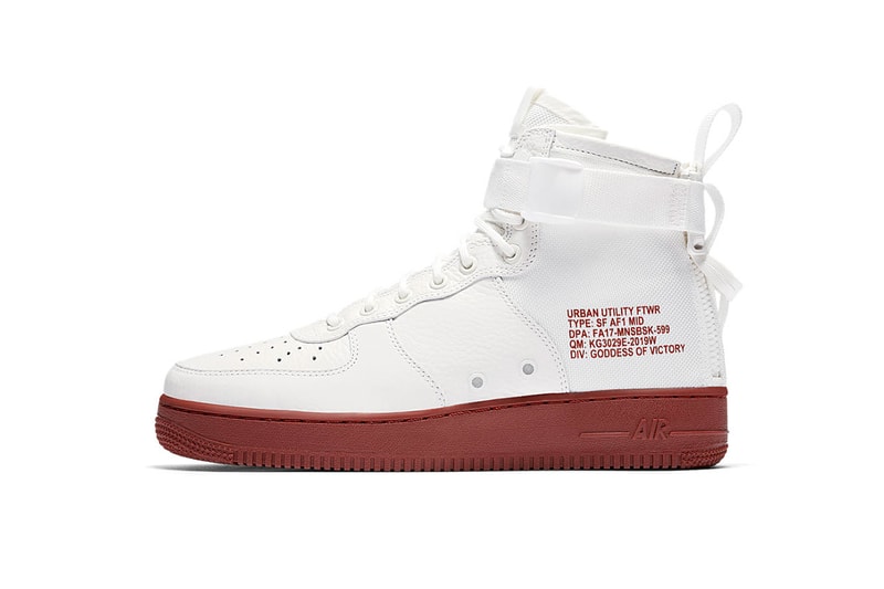Nike SF AF 1 Mid Ivory Mars Stone sneakers footwear air force 1 Release Info Date September 16