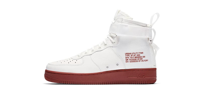 nike sf af1 mid ivory mars