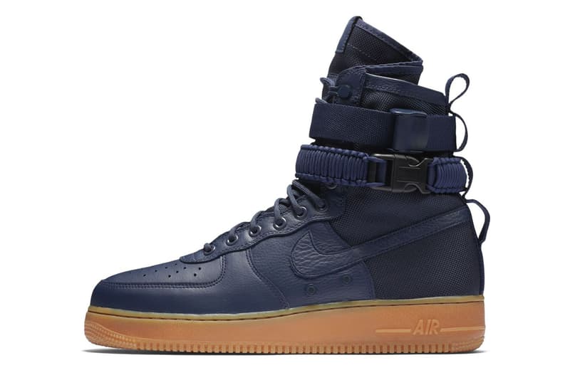 Nike SF AF1 Navy Gum Footwear Sneaker Military Release Date Info Drops