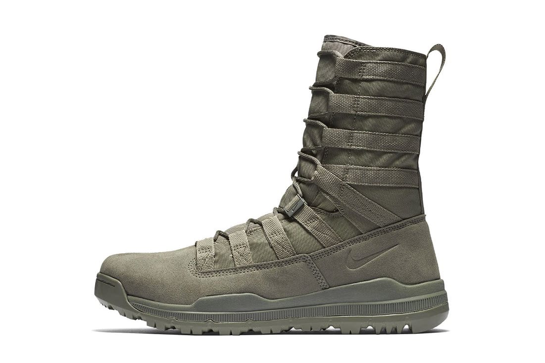 olive green field boots