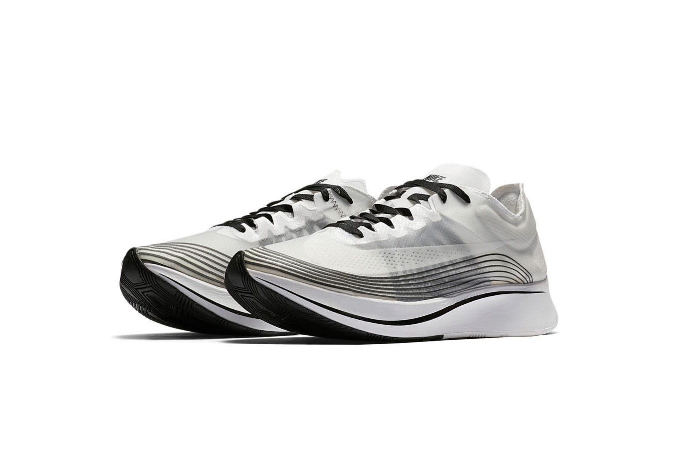 Nike Zoom Fly Official Imagery white black footwear