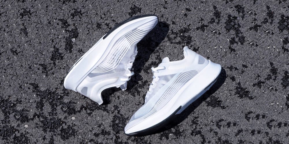 all white nike zoom fly