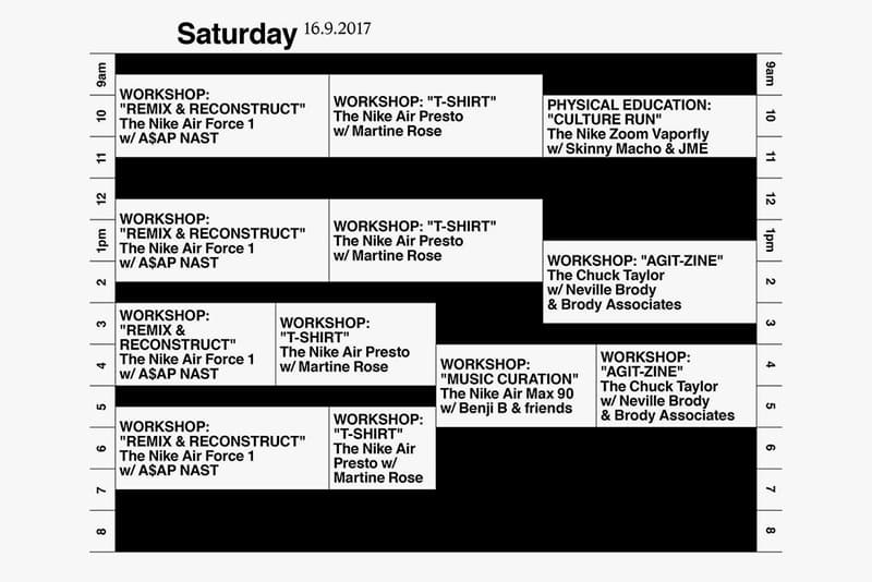 Virgil Abloh x Nike OFF CAMPUS No Vacancy Inn JME Martine Rose Kim Jones Michelle Lamy Eddie Peake Grace Wales Bonner