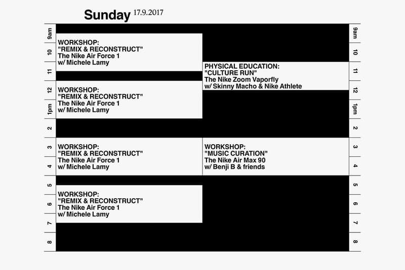 Virgil Abloh x Nike OFF CAMPUS No Vacancy Inn JME Martine Rose Kim Jones Michelle Lamy Eddie Peake Grace Wales Bonner