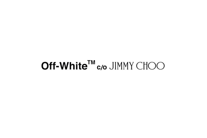 Jimmy Choo OFF WHITE Spring summer 2018 Collaboration