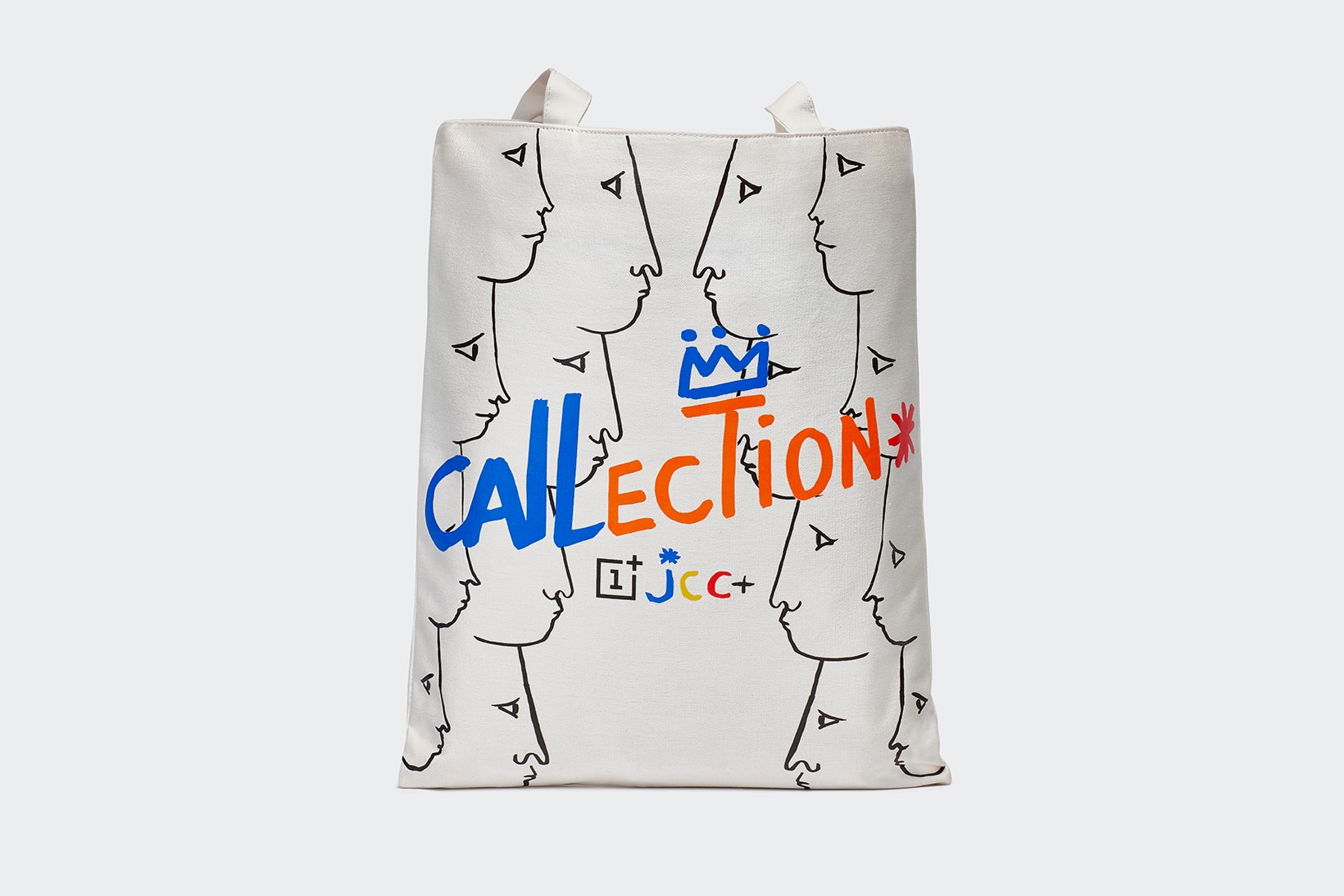 OnePlus Jean Charles de Castelbajac Callection Callection white tote front