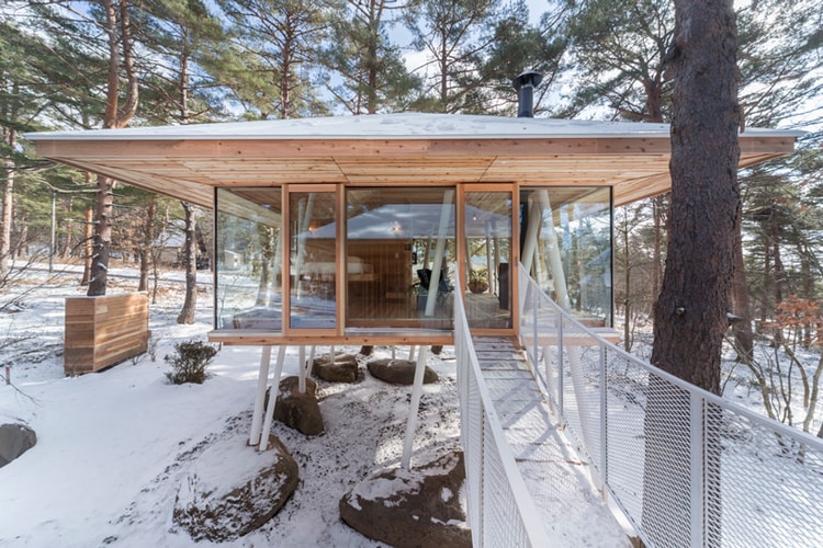 This Woodland Abode Is a Serene Retreat Located on a Japanese Volcano
