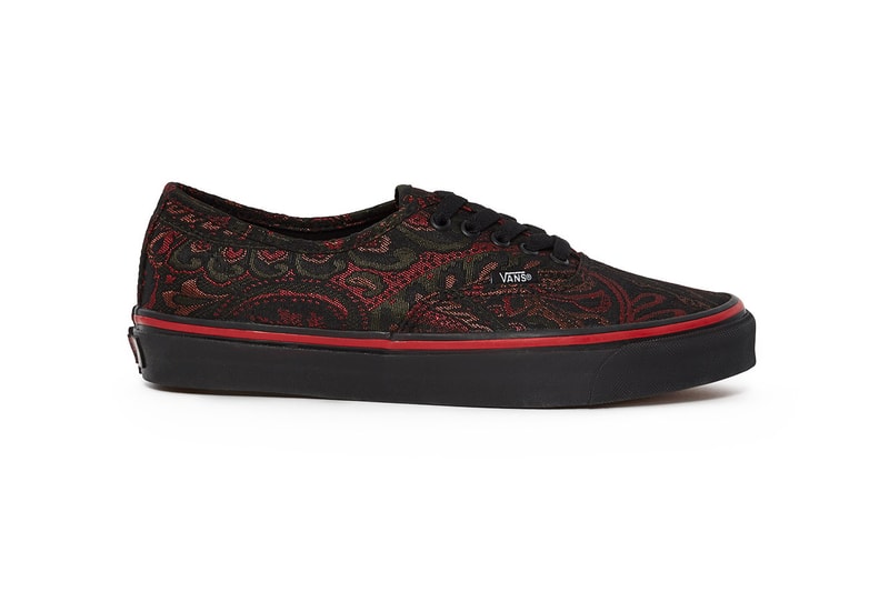 Opening Ceremony Vans Vault OG Authentic LX Paisley Tango Red Calliste Green Black 2017 September 15 Release Date Info Sneakers Shoes Footwear