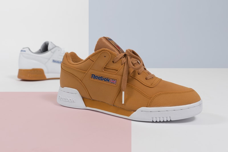 Packer Shoes Reebok Workout Lo Reverse Gum Gum White