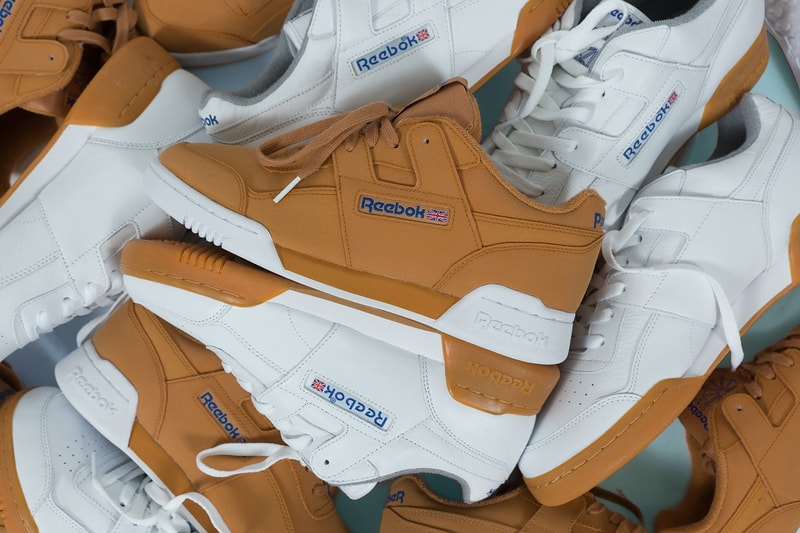 Packer Shoes Reebok Workout Lo Reverse Gum Gum White