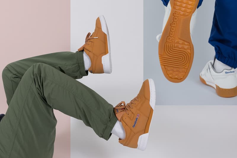 Packer Shoes Reebok Workout Lo Reverse Gum Gum White