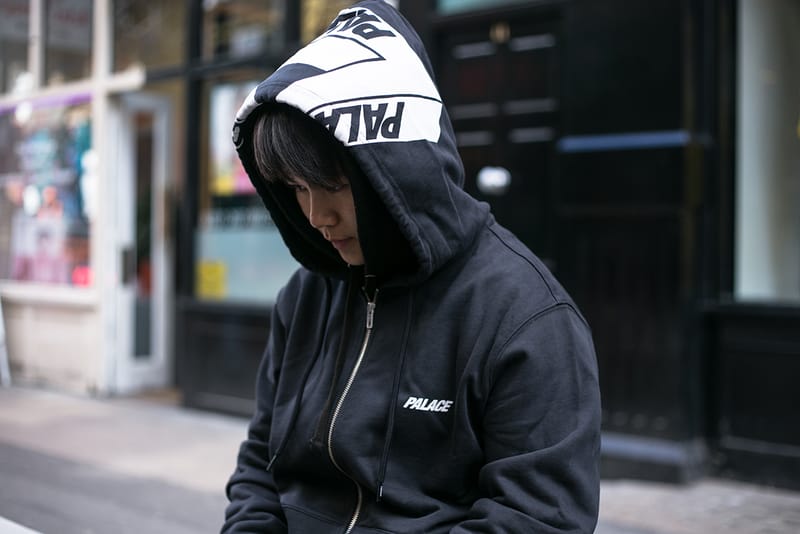 palace q zip hoodie