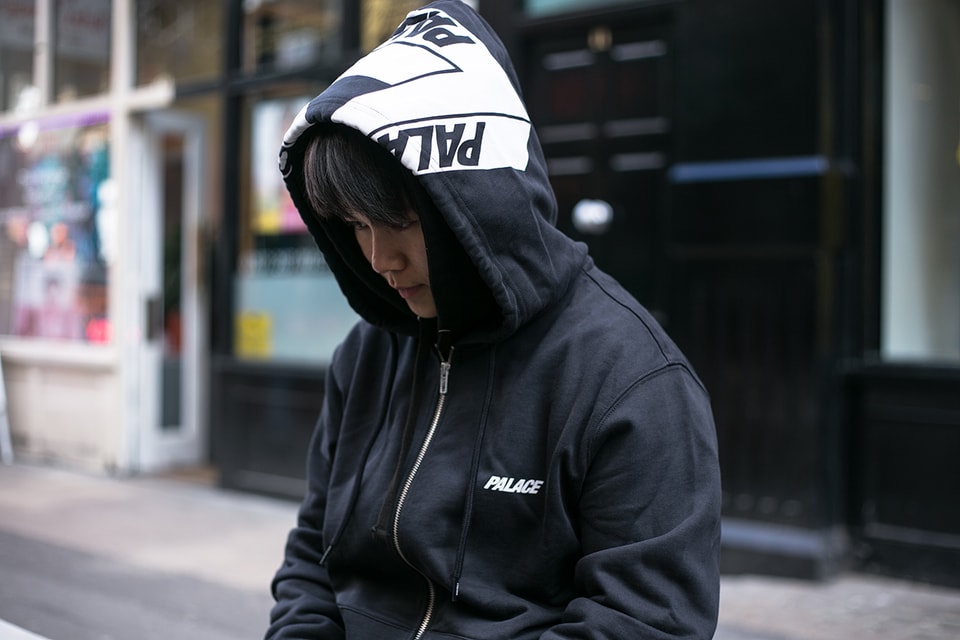 Palace Hoodie Style Palace Skateboards X HIM Tri Gram Hoodie