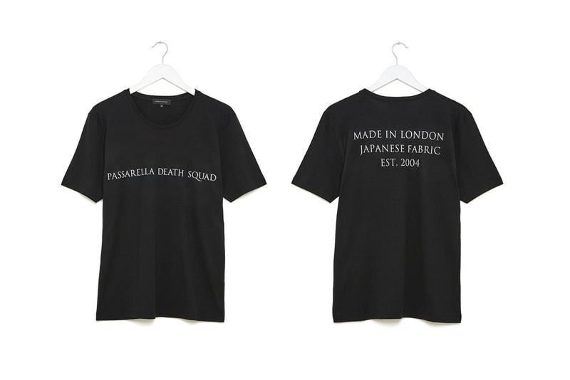 Passarella Death Squad Fall Winter 2017 Collection Release Info Date Jackets Tees T Shirts