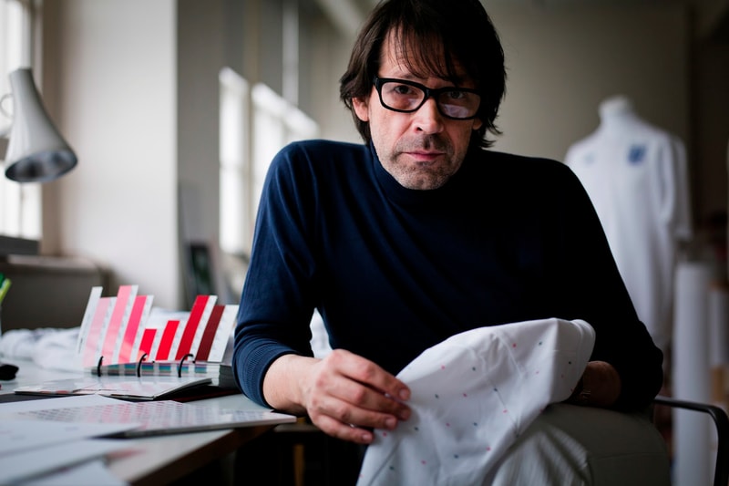 Peter Saville Raf Simons Calvin Klein Virgil Abloh New Order Joy Division Factory Records Oi Polloi