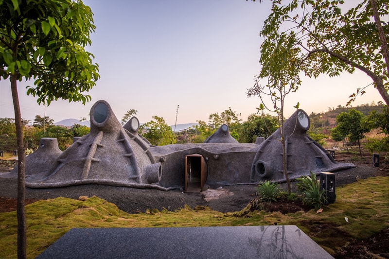 Gumpha House India Indian Design Architect Tunnel Underground
