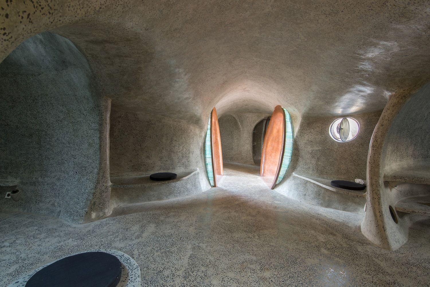 Gumpha House India Indian Design Architect Tunnel Underground