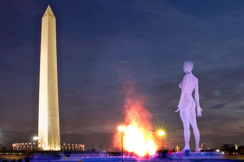 Catharsis on the Mall Marco Cochrane Washington DC Burning Man Sculpture Artwork Art R-Evolution