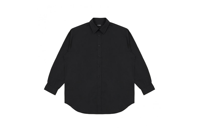 Raf Simons Dover Street Market Exclusive Windbreaker Button Up Down Shirt Tape Walk With Me Black