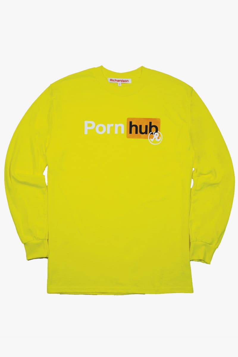 Richardson x PornHub Capsule Collaboration cap hoodie t shirt long sleeve short sleeve MA 1 swimsuit tote