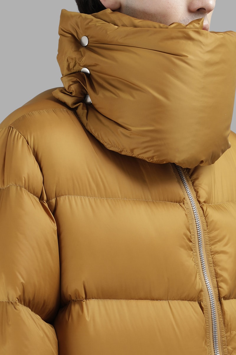 Rick Owens Funnel Neck Coat