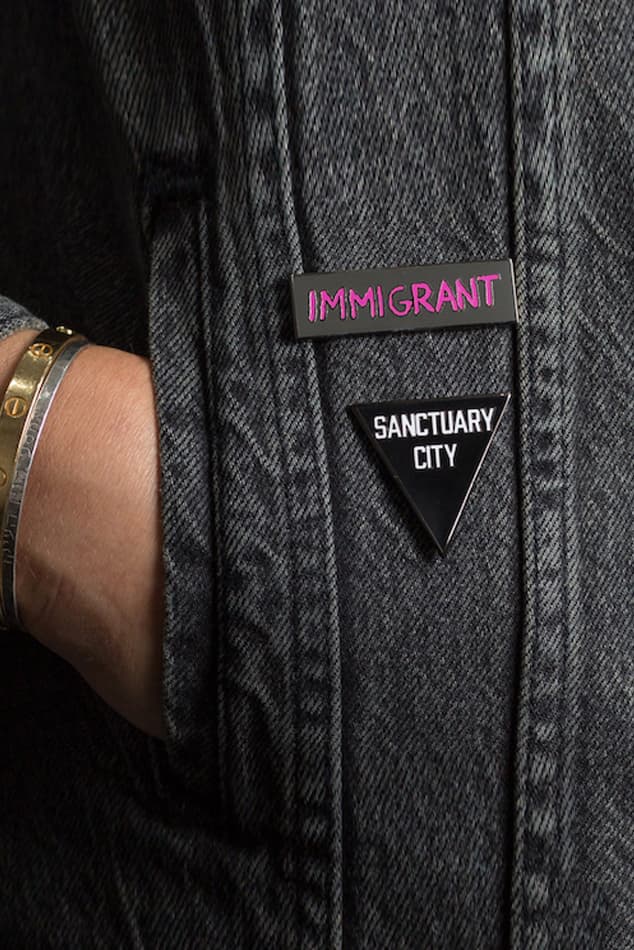 Robert Geller PINTRILL IMMIGRANT Pin