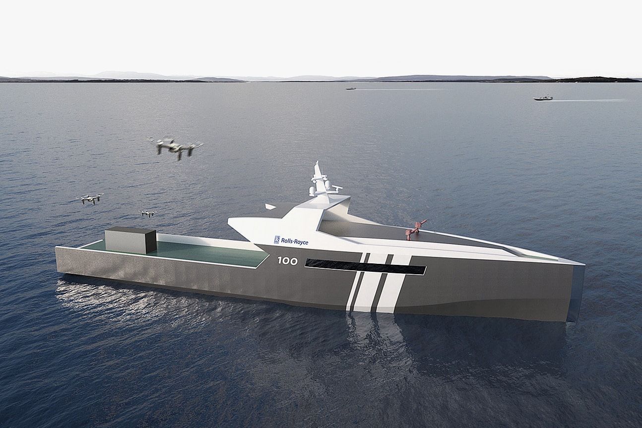 Rolls Royce Autonomous Naval Ship Navy Build