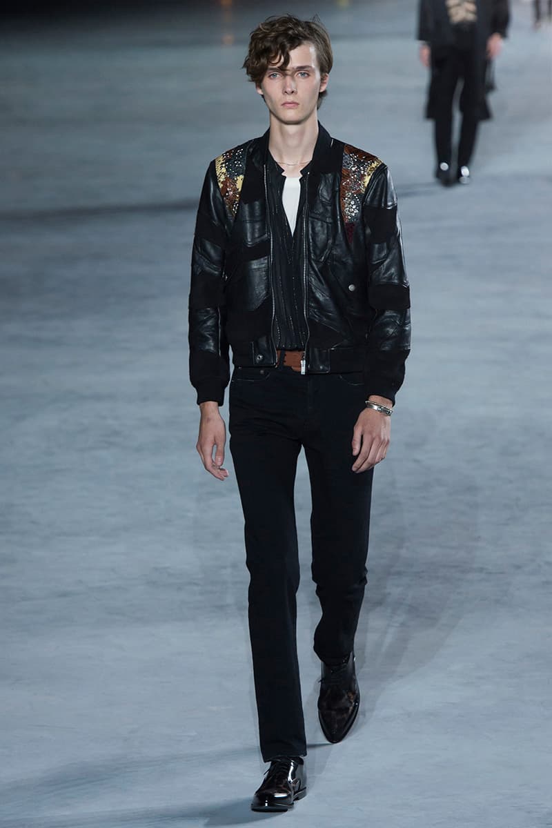 Saint Laurent Anthony Vaccarello Paris Fashion Week Luxury Clothing Apparel Accessories Eiffel Tower