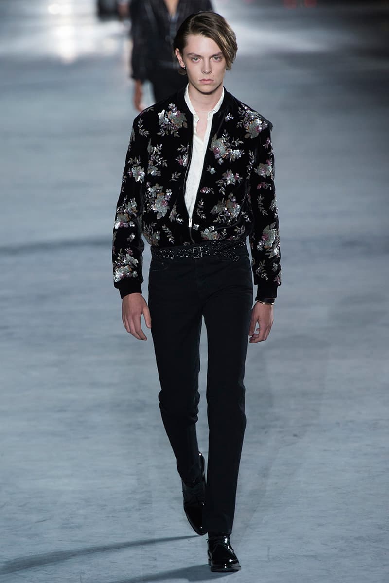 Saint Laurent Anthony Vaccarello Paris Fashion Week Luxury Clothing Apparel Accessories Eiffel Tower