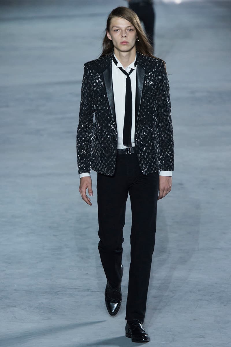 Saint Laurent Anthony Vaccarello Paris Fashion Week Luxury Clothing Apparel Accessories Eiffel Tower