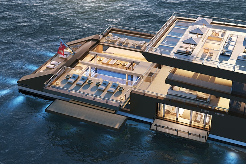 Sinot 120 Meter-long "Nature" Yacht Concept