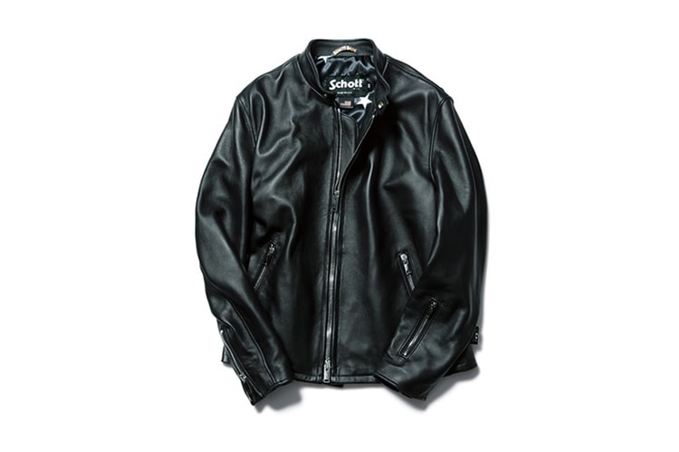SOPHNET. & Schott NYC Release Leather Rider's Jacket